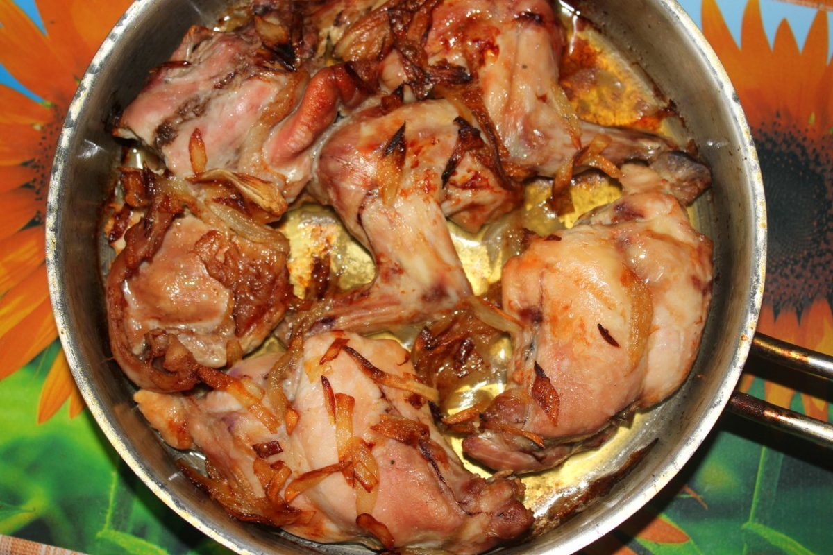 Маринование заячьи тушки