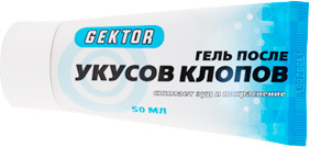 Гель от укусов постельных клопов Gektor 