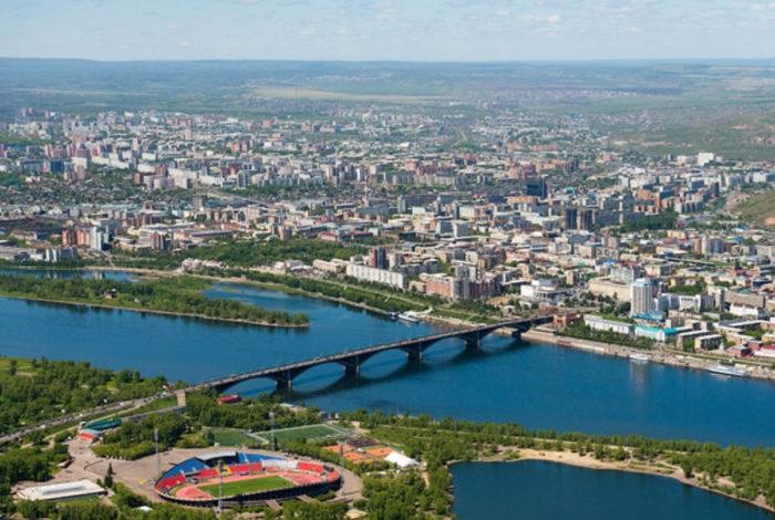 Рис. 1. Красноярск - крупнейший древний город Сибири