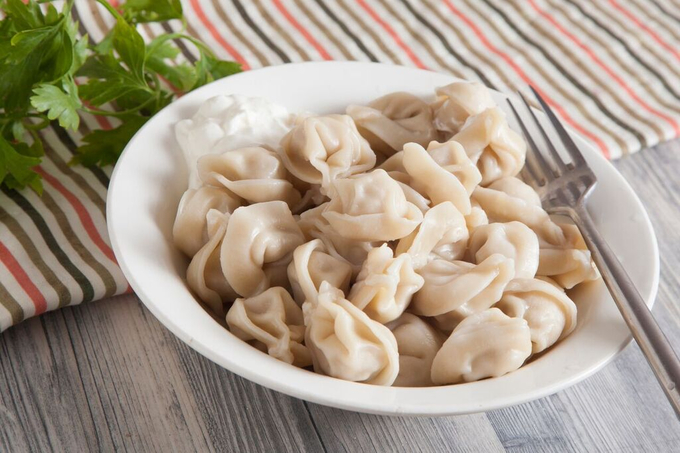Пельмени с мясом кролика